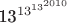 {13^{13^{13^{2010}}}}