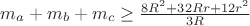 $m_a+m_b+m_c \ge \frac{8R^2+32Rr+12r^2}{3R}$