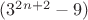 $(3^{2n+2}-9)$