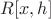 $R[x,h]$
