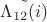$\tilde{\Lambda_{12}(i)}$