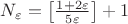 $N_\varepsilon=\big[ \frac{1+2\varepsilon}{5\varepsilon}\big ] +1$