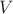 $V \D$