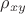 $\rho_{xy}$