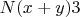 $N(x+y)3$