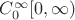 $C^{\infty}_0[0,\infty)$