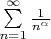$ \sum\limits_{n=1}^{\infty} \frac{1}{n^\alpha} $