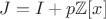 $J=I+p\mathbb{Z}[x]$
