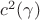 $c^2(\gamma)$