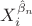 $X_i^{\hat{\beta}_n}$