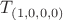 $T_{(1,0,0,0)}$