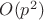 $O(p^2)$