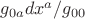 $g_{0a}dx^a/g_{00}$