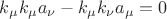 $k_\mu k_\mu a_\nu-k_\mu k_\nu a_\mu=0$