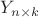 $Y_{n\times k}$