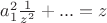 $a^{2}_1\frac{1}{z^2}+...=z$