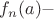 $f_n(a)-$