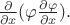 $\frac{\partial}{\partial x}(\varphi\frac{\partial\varphi}{\partial x}).$