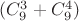 $(C_9^3+C_9^4)$