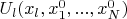 $U_l(x_l,x_1^0,...,x_N^0)$