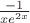 $\frac{-1}{xe^{2x}}$