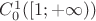 $C_0^1([1;+\infty))$ $C_0^1([1;+\infty))$