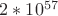 $2*10^{57}$