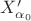 $X_{\alpha_0}'$ $X_{\alpha_0}'$
