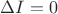 $\Delta I=0$