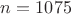 $n=1075$