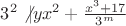 $3^2 \not| y x^2 + \frac{x^3 + 17}{3^m}$