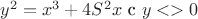 $y^2=x^3+4S^2x$ c $y<>0$