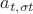 $a_{t,\sigma t}$