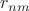 $r_{nm}$ $r_{nm}$