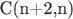 C(n+2,n)