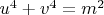 $u^4+v^4=m^2$
