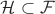 $\mathcal H\subset\mathcal F$