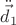 $\ddot{\vec{d}}_1$