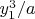 $y_1^3/a$