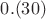 $0.(30)$