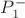 $P^-_1$