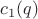 $c_1(q)$