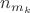 $n_{m_k}$