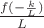 $\frac{f(-\frac{k}{L})}{L}$