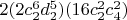 $2 (2 c_2^6 d_2^5)(16 c_2^2 c_4^2)$