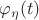 $\varphi_{\eta}(t)$