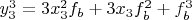 $y^3_3=3x^2_3f_b +3x_3f^2_b+f^3_b$
