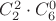 $C_2^2\cdot C_6^0$
