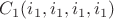 $C_1(i_1,i_1,i_1,i_1)$