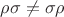 $\rho\sigma \neq \sigma\rho$